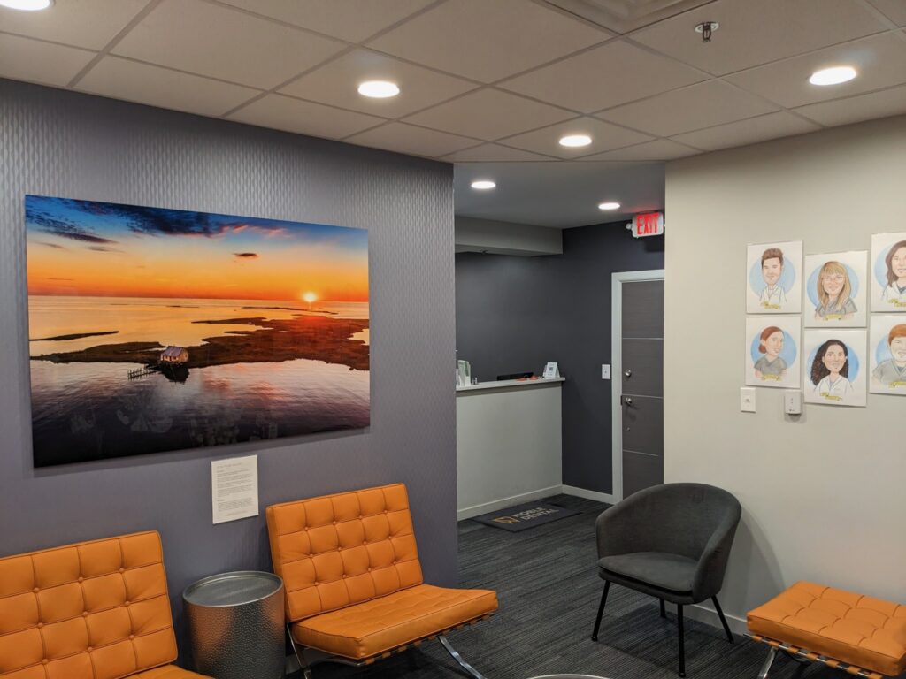 noble dental group lobby interior
